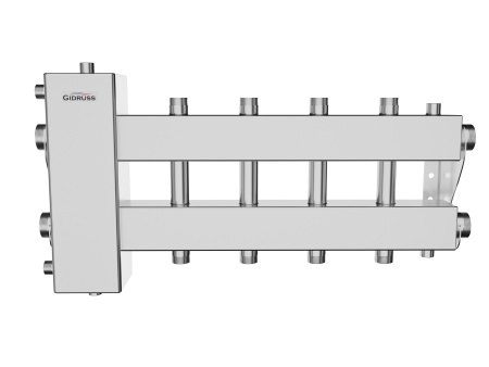 BMSS-150-5DU (нерж., до 150 кВт, подкл. котла G 1½″, 2+2 контура G 1″, боковой контур G 1½″)